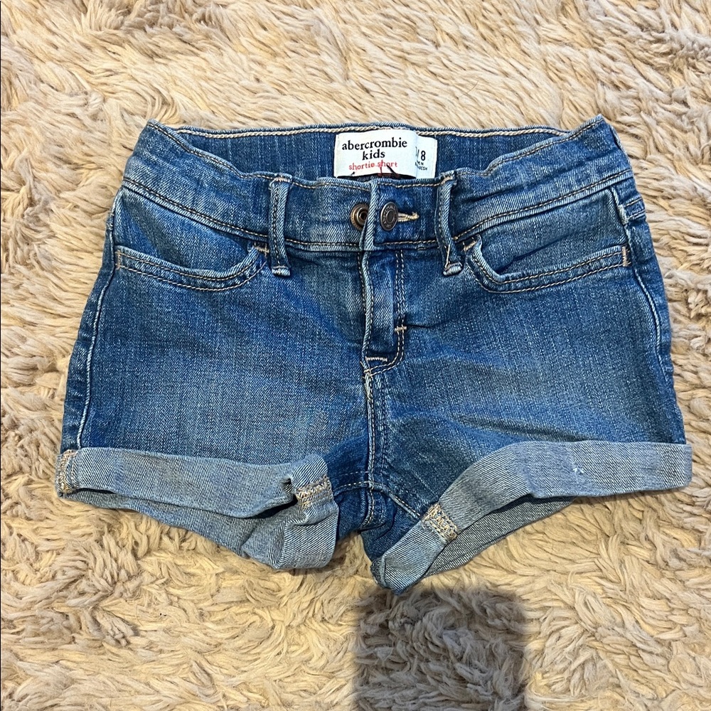 NWOT- Abercrombie Kids Classic Blue Jean Shorts💙